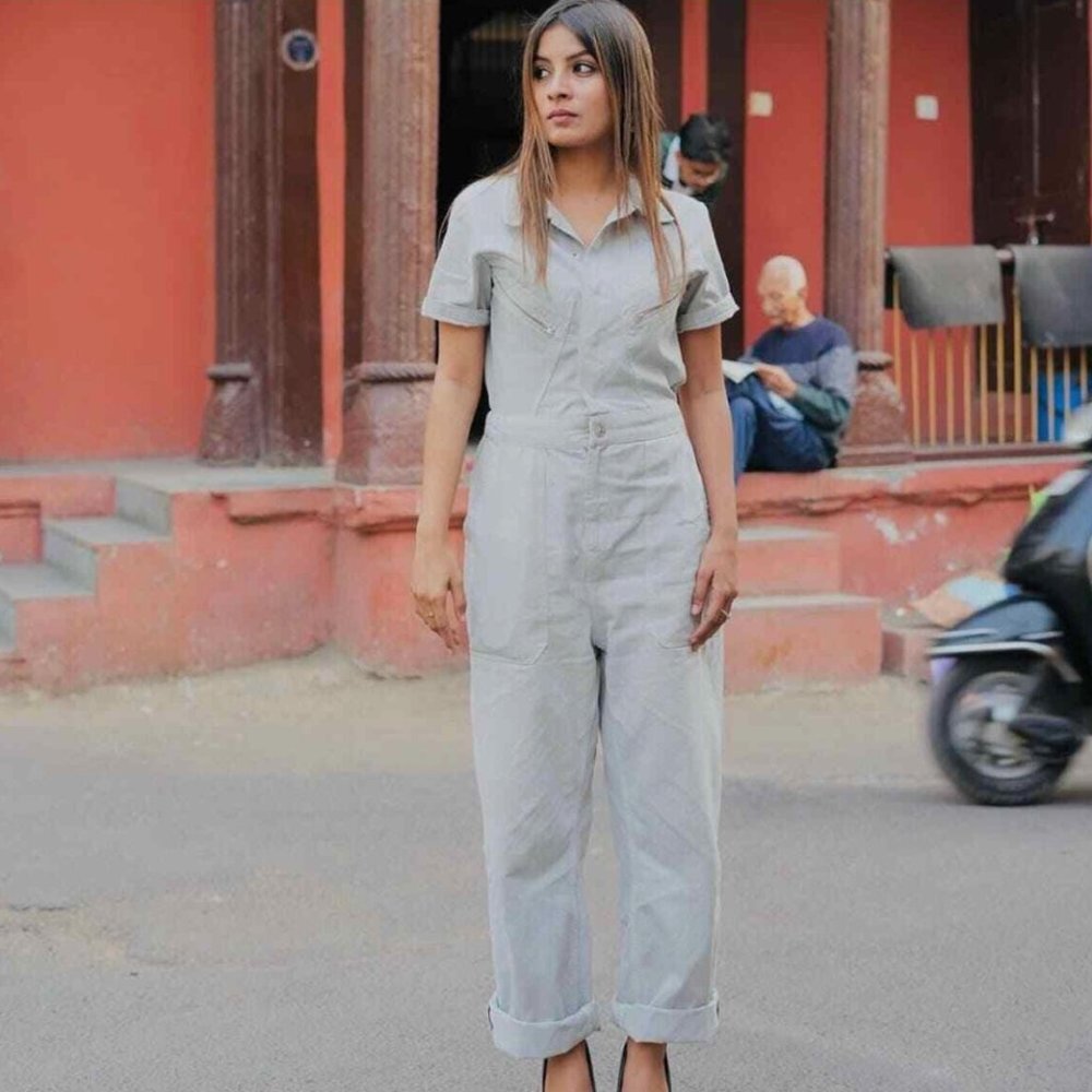 Zara cargo jumpsuit